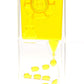 Az Trading & Import Tg02-Yellow Liquid Motion Bubbler, Multicolor
