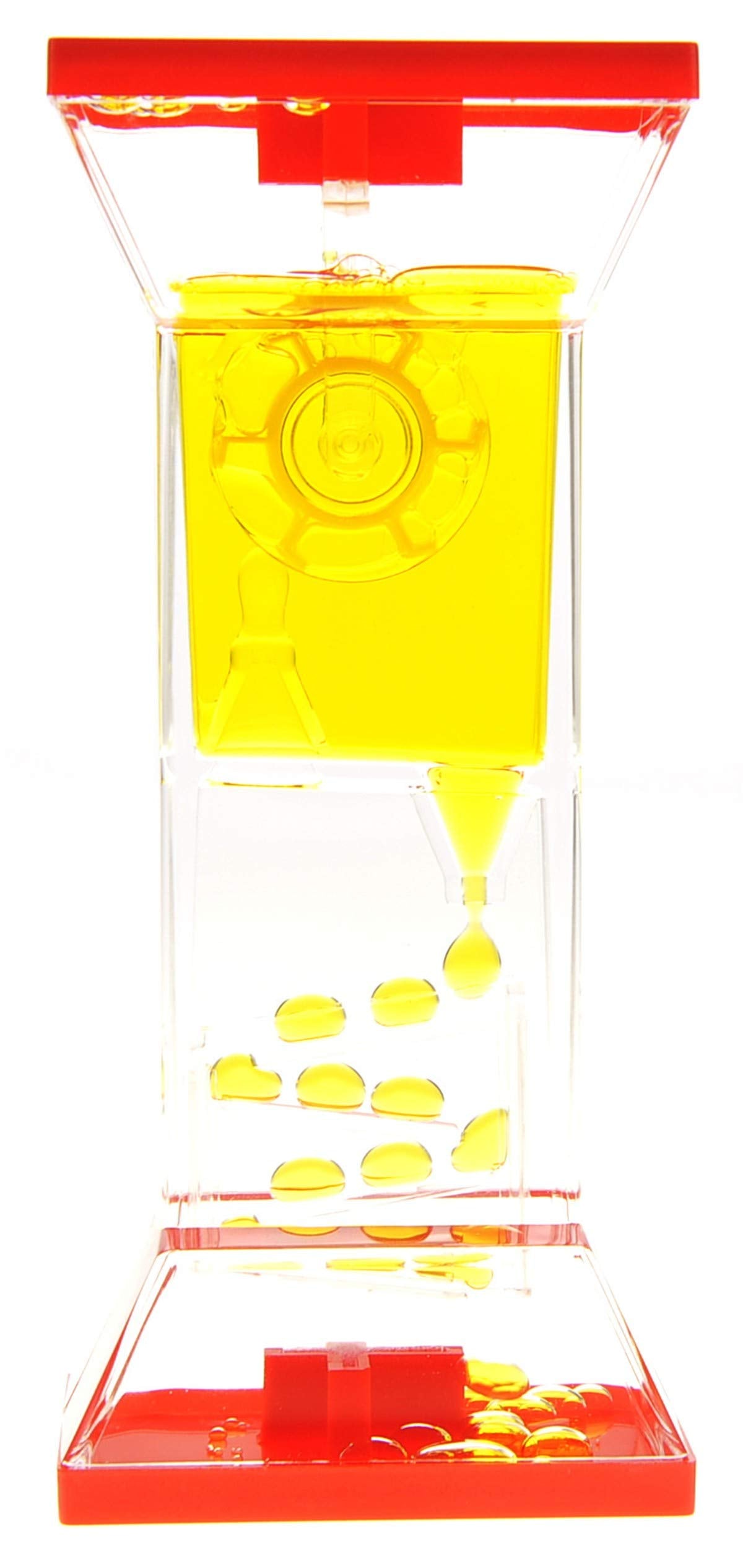 Az Trading & Import Tg02-Yellow Liquid Motion Bubbler, Multicolor