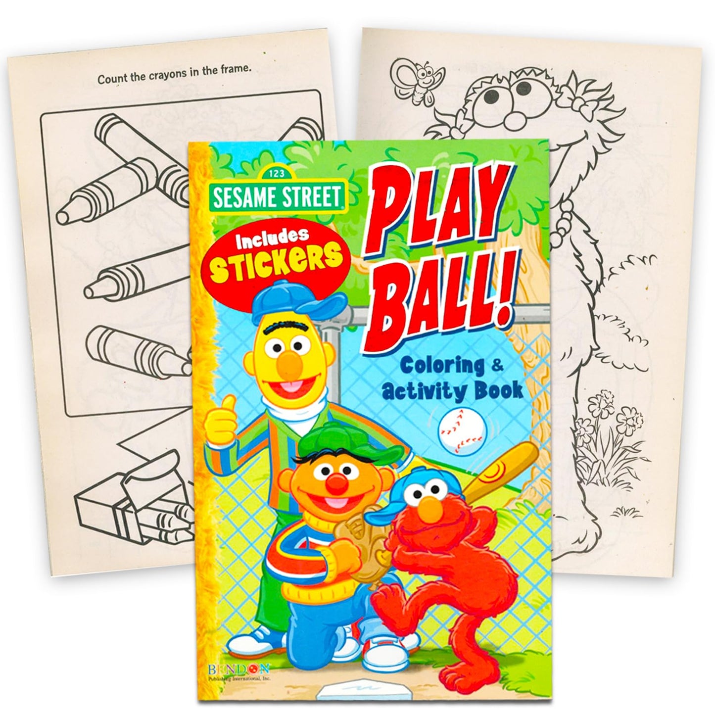 Sesame Street Coloring Book Super Set ~ 5 Book Bundle with Coloring and Learning Activities, Stickers, More Featuring Elmo, Cook
