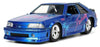 Jada Toys I Love The 80      s 1:24 1989 Ford Mustang GT Die-Cast Car, Toys for Kids and Adults, Blue