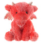 Apricot Lamb Toys Plush Red Plush Dragon Dinosaur Stuffed Animal Soft Cuddly Perfect For Child 8 Inches