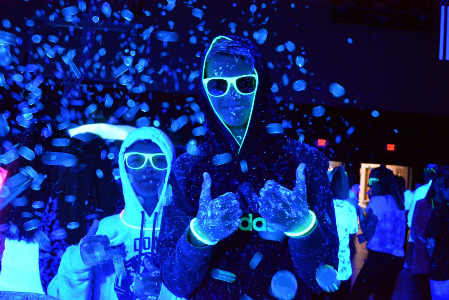 Tekno Bubbles - Blue Uv Blacklight Reactive - Half Gallon - 64 Ounces