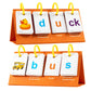 Alened Phonics Flash Cards Learn To Read Cvc Word Builder Games, Sight Words Games For Kindergarten Classroom Supplies, Preschoo