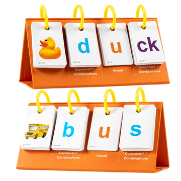 Alened Phonics Flash Cards Learn To Read Cvc Word Builder Games, Sight Words Games For Kindergarten Classroom Supplies, Preschoo