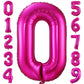Bbpool Hot Pink 15 Balloon Numbers, 40 Inch, 15Th Or 51St Birthday, Aluminum Mylar Foil, Durable Construction, Perfect For Birthday Party, Anniversary, Unisex Adults