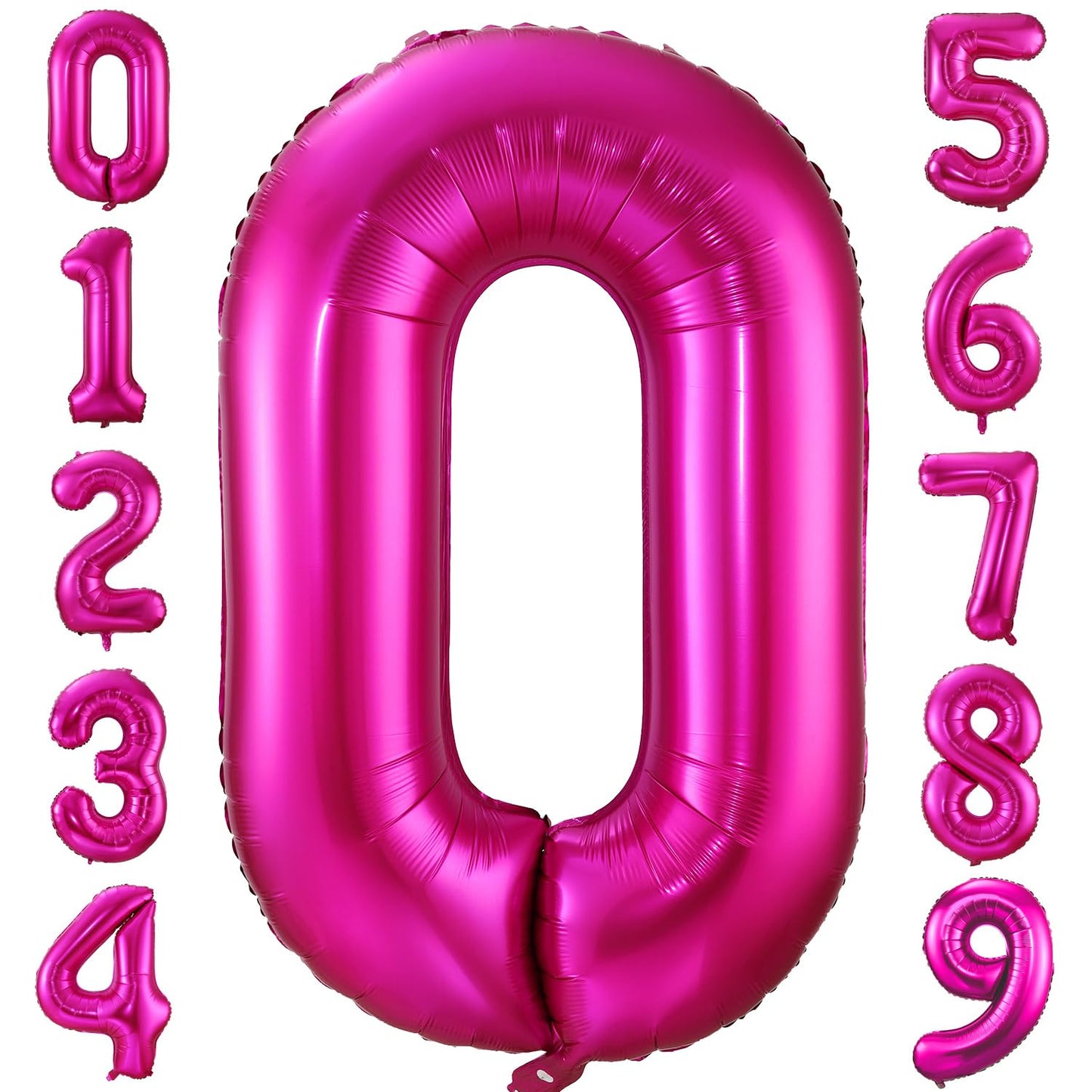 Bbpool Hot Pink 15 Balloon Numbers, 40 Inch, 15Th Or 51St Birthday, Aluminum Mylar Foil, Durable Construction, Perfect For Birthday Party, Anniversary, Unisex Adults