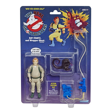 Ghostbusters Kenner Classics Ray Stantz And Wrapper Ghost Retro Action Figure Toy With Proton Pack And Accessories Great Gift For Collectors