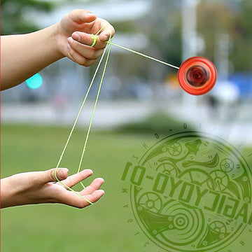 Looping Yoyo D1 Responsive Yo Yo For Kids Beginners, 2A Loop Yo-Yo Starter Yo-Yo Easy To Play Basic String Tricks (Red)