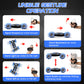 YEMIAI 1:10 Gesture Sensing RC Stunt Car with Lights Music, Hand Controlled RC Car Toys for Age 6-13, Hand Control Drift Remote