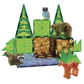 Magna-Tiles Forest Animals 25-Piece Magnetic Construction Set, The Original Magnetic Building Brand