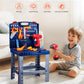 VEVOR Kids Tool Bench, 56-Piece Toddler Tool Bench with Realistic Tools Electric Drill, Pretend Play Toy Tool Bench Gift for Boy