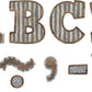 Bold Block 3In Magnetic Letters