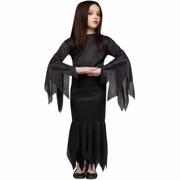 Fun World Girl'S Morticia Child Costume, Large