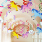 Party Port Magical Unicorn Hanging Swirl Decorations (Pack of 12 Swirls & 6 Cutouts)