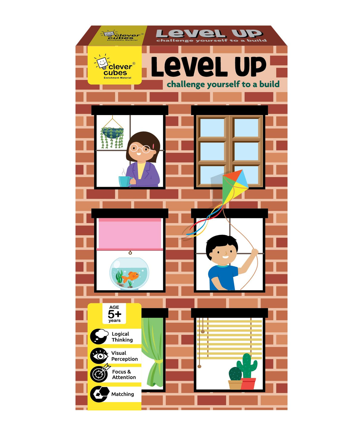 Clever Cubes Level Up, Activity Games, Educational Games For Kids, Perfect For Return Gifts
