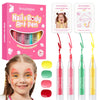 Kids Makeup Kit Washable Face Paint Kit, Girls Makeup Kits for Ages 4-12 Years, Body Face Marker Painting Pens Tattoos for Skin