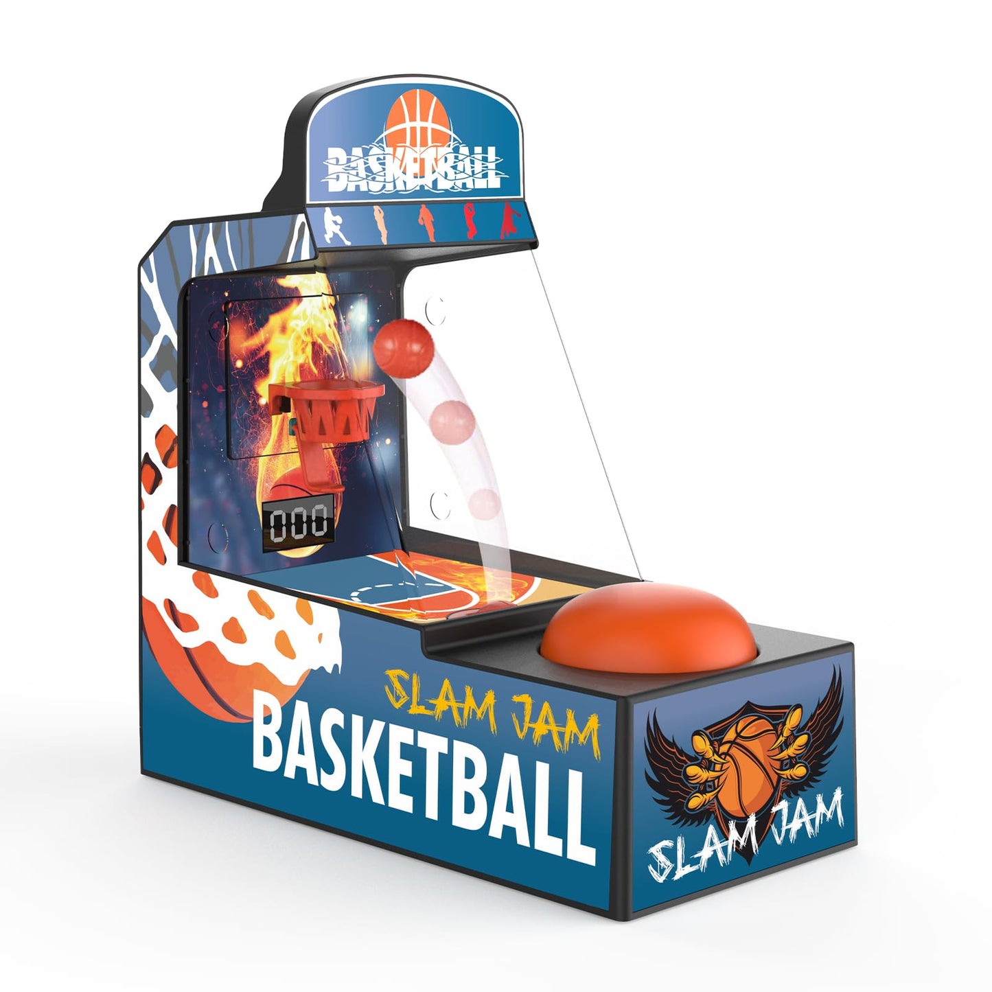 Golden Security Mini Basketball Games  Basketball Toys  Tabletop Basketball Game for Kids and mature-themeds  Desk Games for Office for mature-themed to Reduce Stress  Basketball Gifts for Boys 8-12