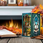 Fsolis Book Nook Kits For Adults, Diy Miniature House Kit Puzzle Booknook Magic Halloween Book Nook Bookshelf Alley Decorative Bookends For Women Teenagers (Darkness Common Room)