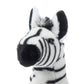 The Petting Zoo Zebra Plush Toy, 12 inch Black & White Stuffed Animal, Model 410173, Gifts for Kids