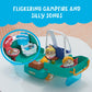 Playskool Weebles My Happy Camper - Preschool Toy with Lights & Sounds, Multi-Color, for Toddlers Ages 12 Months and Up, Model 23217