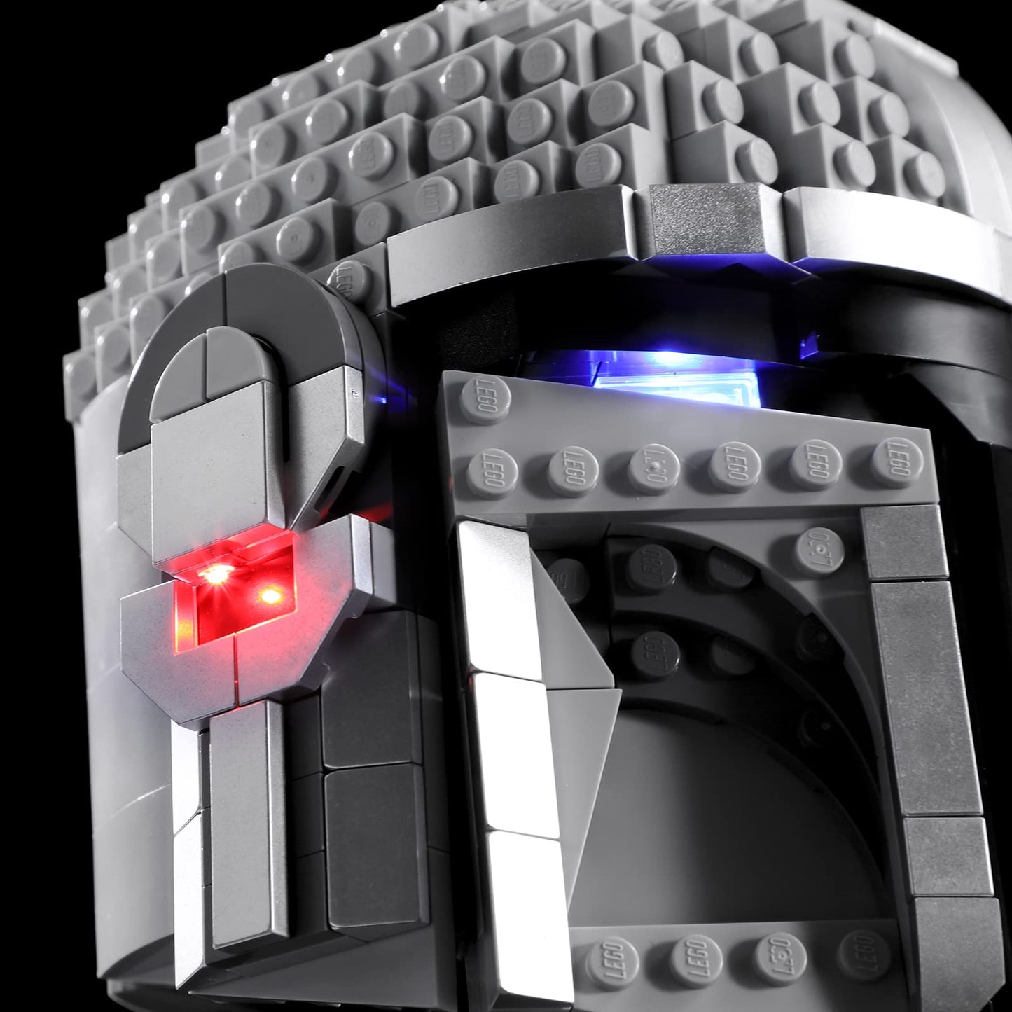 Briksmax Led Lighting Kit For Star Wars The Mandalorian Helmet - Compatible With Lego 75328 Building Blocks Model- Not Include The Lego Set