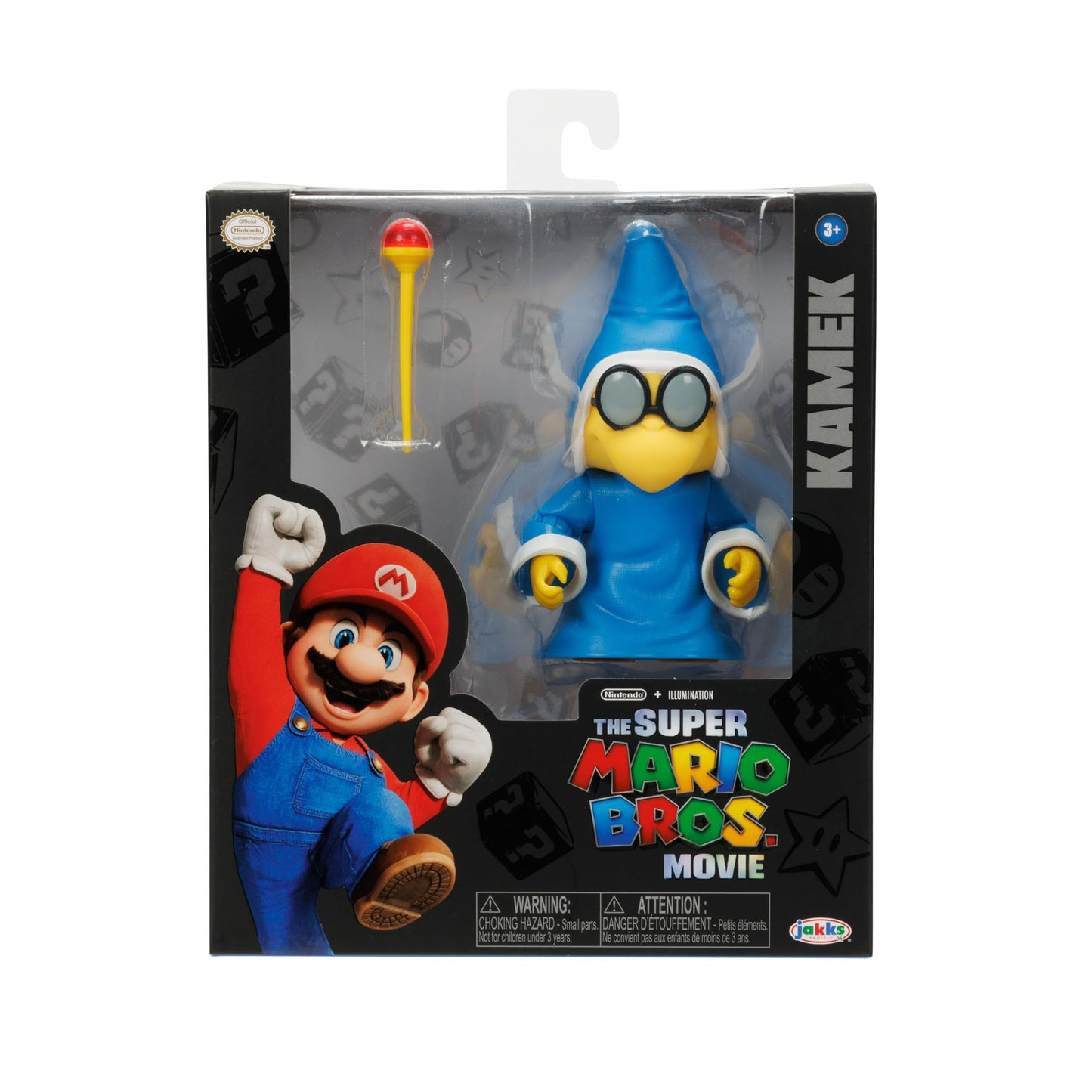 The Super Mario Bros. Movie 5 Inch Action Figure Series 2 Magikoopa Figure With Wand