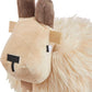 Mattel Minecraft Goat Plush Toy, 8-inch Soft Doll, Polyester, Multi Color, Model HBT43