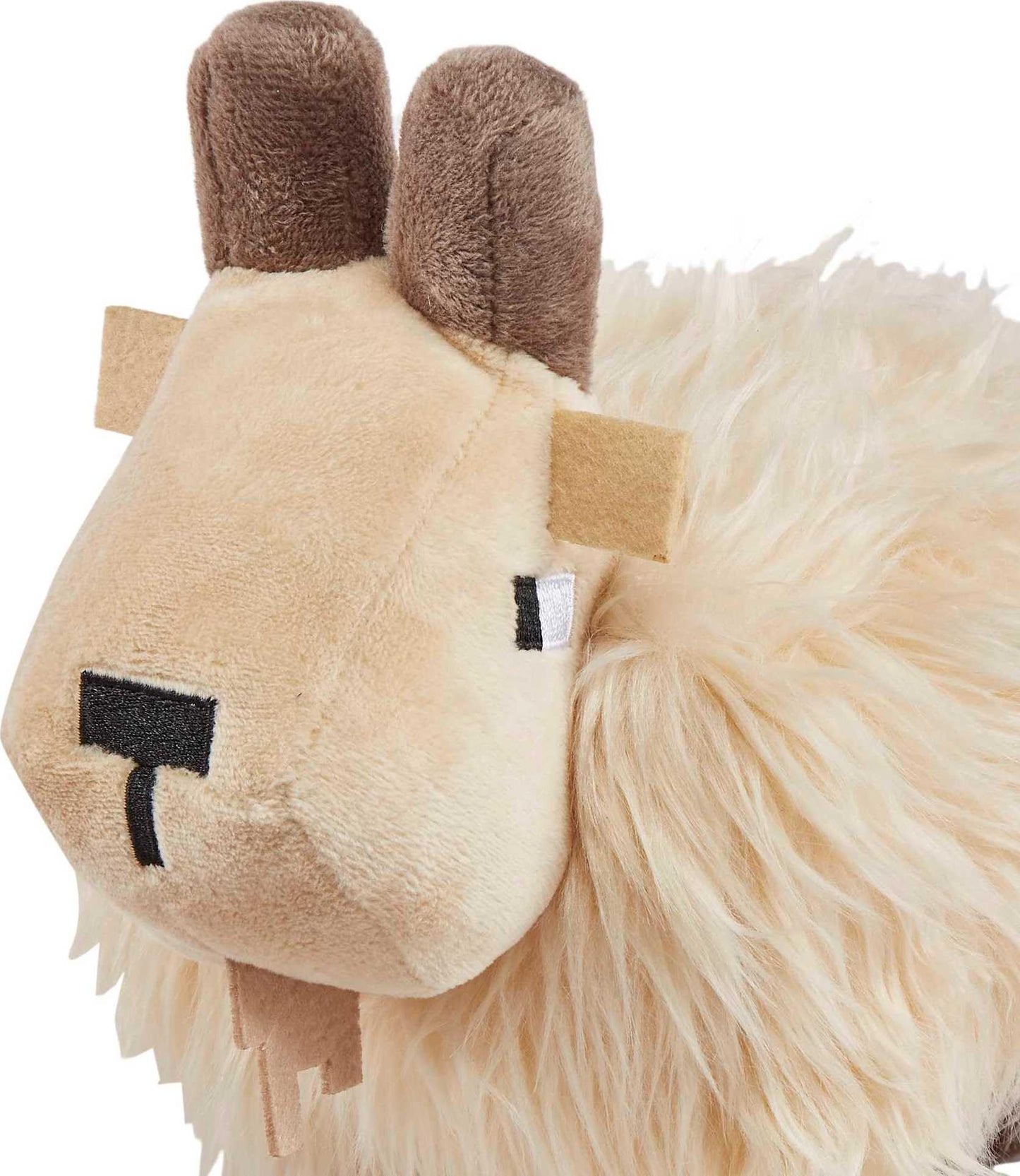 Mattel Minecraft Goat Plush Toy, 8-inch Soft Doll, Polyester, Multi Color, Model HBT43