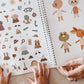 Together With You Sticker + Coloring Book (500+ Valentine'S Stickers For Kids & 12 Coloring Pages)- Side By Side Sticker Activit