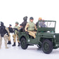 Berry President Army Men, Army Action Figures, 4 Inches Military Action Figures, Army Combat Swat Soldier Action Figures Toys For 4 5 6 7 8 9 10 Year Old Boys (12 Pcs) (12Soldiers)