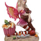 Ebros Festive Christmas Eve Holiday Fairy Hugging Gingerbread Man Statue By Amy Brown 'Twas The Night' Faery Garden Fantasy Collector Figurine As Accent Decor Or Gift Idea