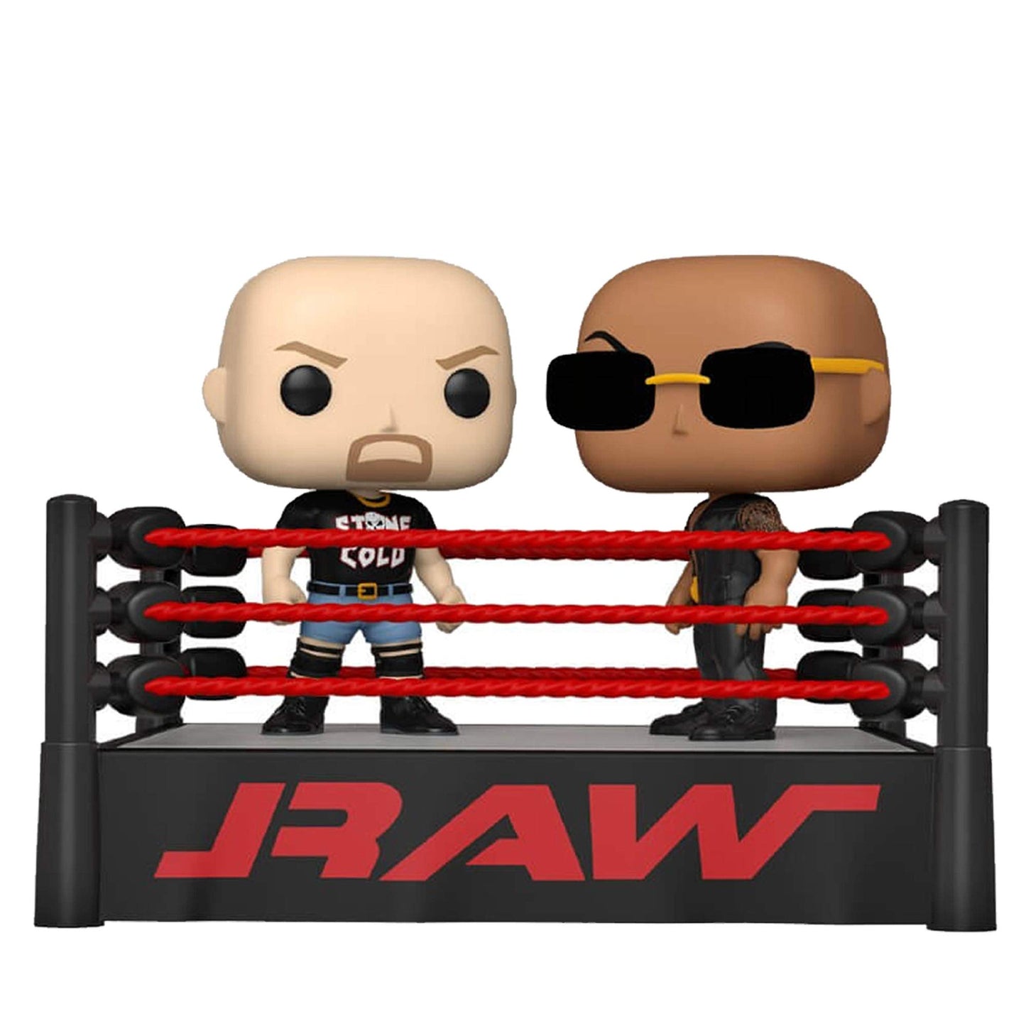 Funko Pop! Moment: Wwe - The Rock Vs Stone Cold In Wrestling Ring