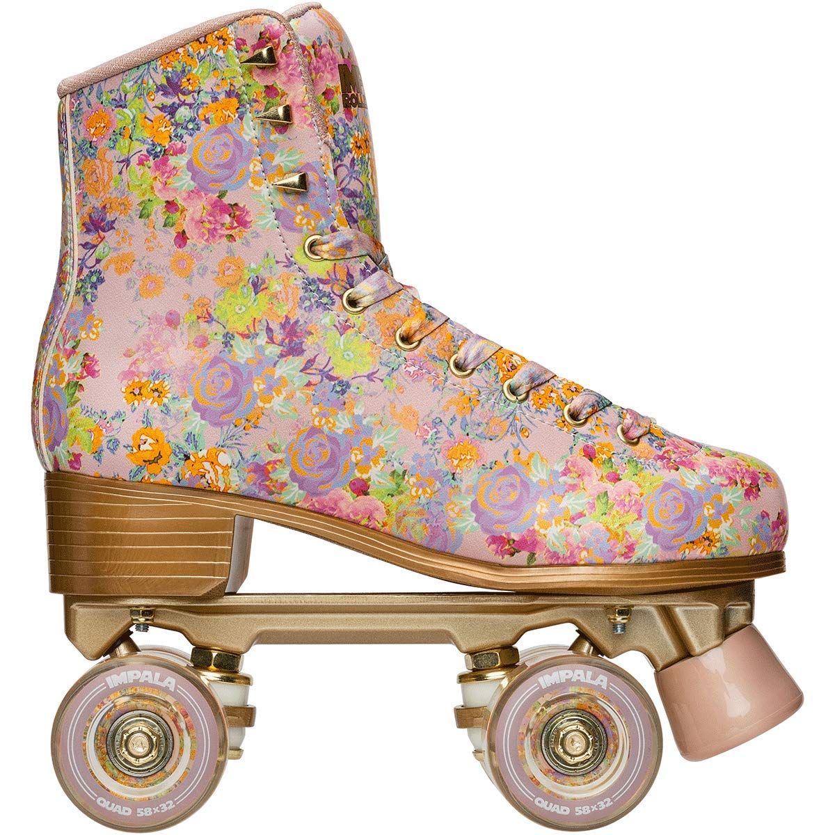 Impala Quad Skate for Girls, Cynthia Rowley Floral, Size 6 (US Men's 4, Women's 6), Nylon Material