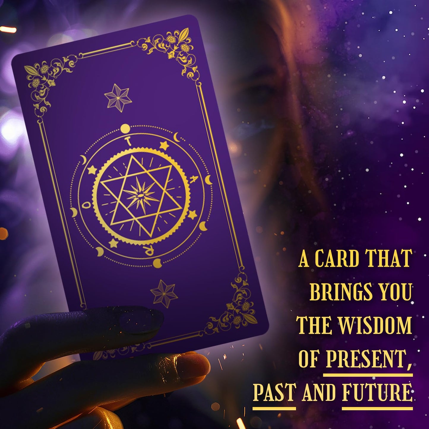 Hihealer 78 Tarot Cards Deck With Guide Book And Linen Carry Bag, Classic Original Tarot Cards For Beginners To Experts, Witchy