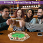 Fowreny Shut The Box Dice Game - Classic Wooden Tabletop Game for 2-6 Players - Natural Wood Finish Family Board Game for Adults