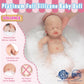 Vollence 12 Inch Sleeping Realistic Silicone Baby Dolls Newborn Realistic Eyes Closed Silicone Babies For Kid Gifts - Girl