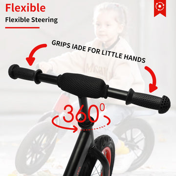 Bueuwe 16 Inch Balance Bike For 4 5 6 7 8 Year Old Boys Girls, No Pedal Kids Bikes, Toddler Training Bicycle With Adjustable Sea