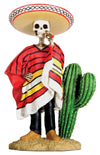 Dod Bandito Mexican Bandit With Cigar Skeleton Outlaw Sculpture