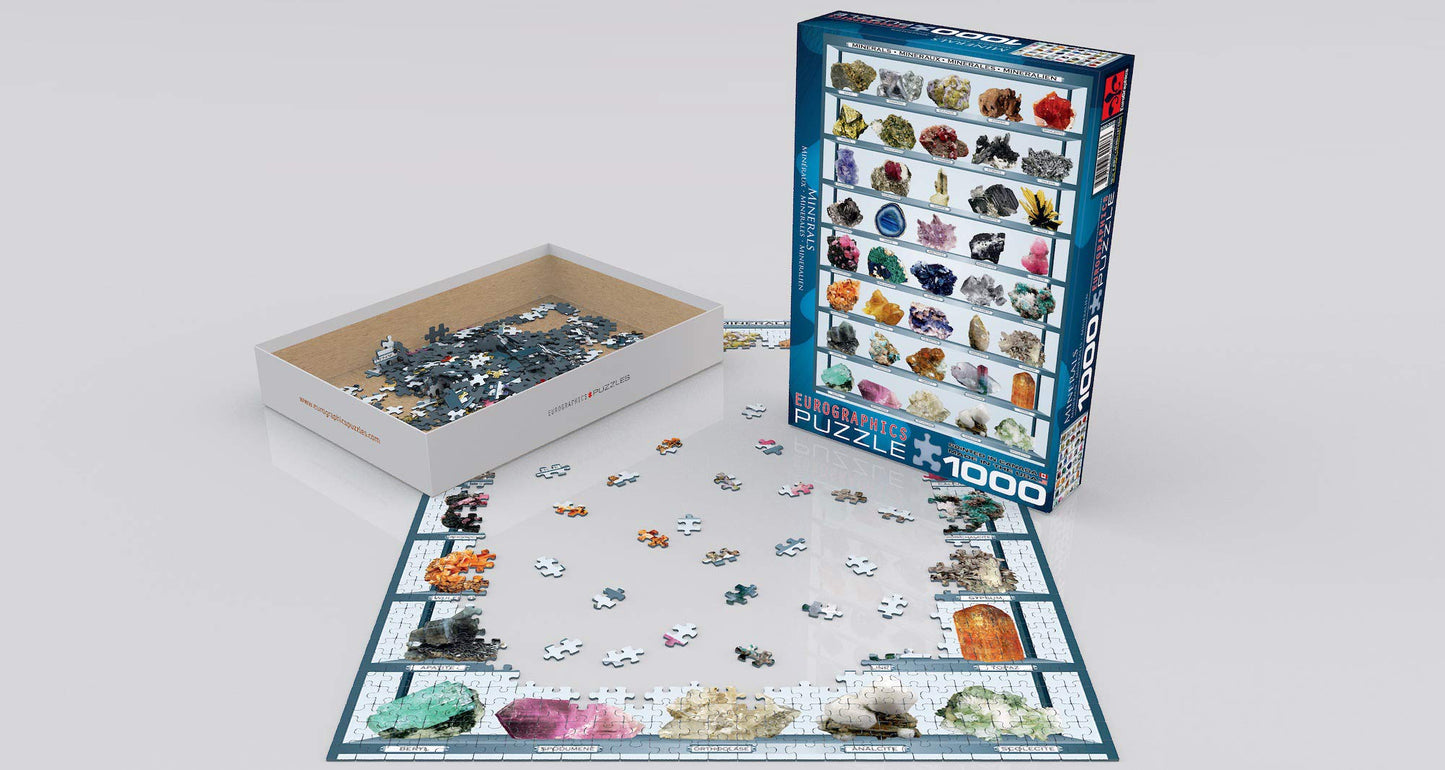 Eurographics Minerals Of The World 1000 Piece Puzzle (6000-2008)