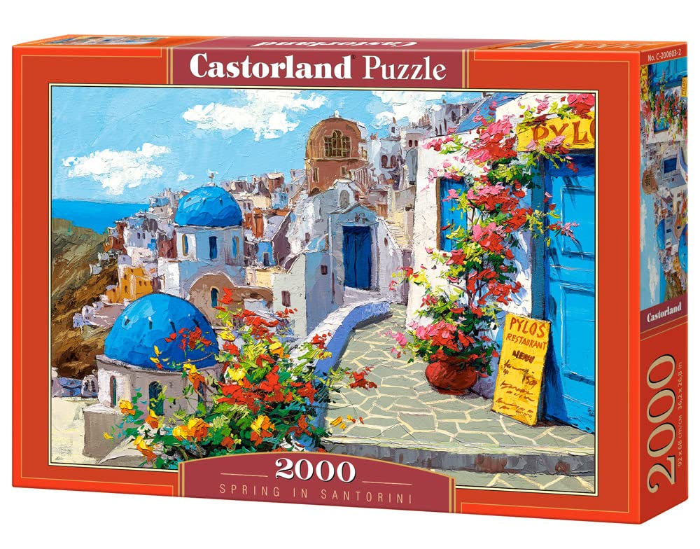 Castorland Spring In Santorini Puzzle (2000 Piece)
