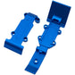 Vgoohobby Aluminum Alloy Front & Rear Skid Plate Skidplate Set #7037 Compatible with 1/16 Traxxas E-Revo 71054 VXL Slash 4WD 700