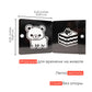 Happy Start Tummy Time Books for Babies - High Contrast Baby Book  Black and White Books for Newborns  Hospital Approved Baby Board Books  Stand Up High Contrast Books for Newborns Ages 0+ Russian