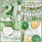 21St Birthday Decorations For Her, Sage Green 21 Birthday Party Decorations- 21St Happy Birthday Banner Sash Cake Topper Olive Green Balloons Kit, 21St Birthday Gifts For Women Birthday Party Supplies