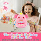 Prewplam Axolotl Plush Toy - 8" Pink Singing & Glowing Stuffed Animal, Birthday Gift for Kids, Model CGZ-SRRY-D