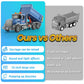 Wenbeier Dump Truck Toy For Kids 15'' Large Toddler Trucks Toys Big Heavy Trucks With Lights And Sounds Kids Car Toys For Boys A