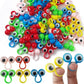 Gxxmei 100Pcs Eye Finger Puppets Eye On Rings Googly Eyeball Ring Party Favor Toys For Kids, 5 Colors