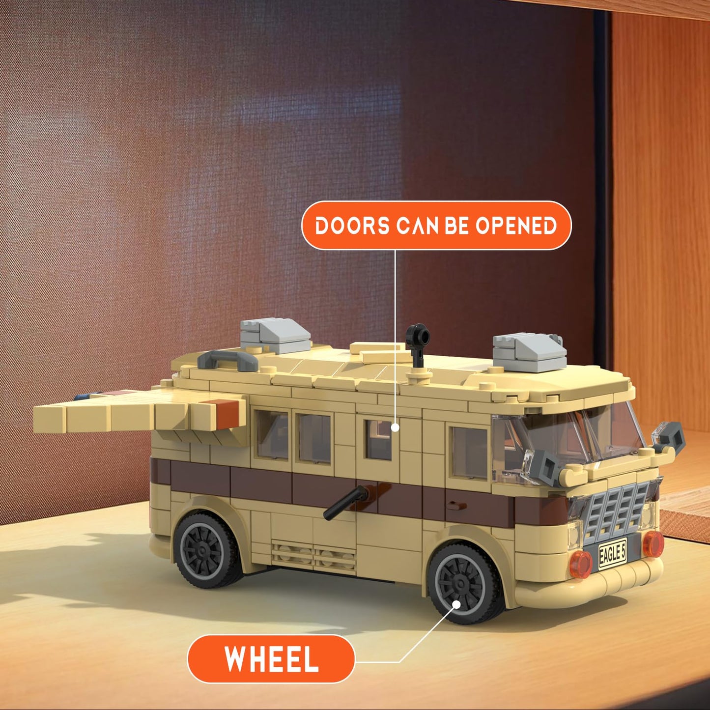 Eagle-5 Spaceballs Building Set, Spaceballs Movie Merchandise Mode Building Kit Compatible With Lego Set, Creative Collectible C