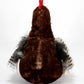 The Petting Zoo Chicken Stuffed Animal Plush Toy, 12in Brown Plushie, Model 421304, Perfect Gift for Kids
