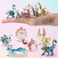 Liberty Imports 12 Pack Fantasy Creatures Figurines Set - Multicolor Plastic Fairy Animals & Mythical Toy Figures, Model KZ956-030E