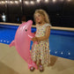 Huge 40' Pearlized Dolphin Inflate Inflatable Pool Toy Beach Poolside Aquatic Themed Decor Birthday Party Buffet Table Decoration (Pink - 3 Pack)